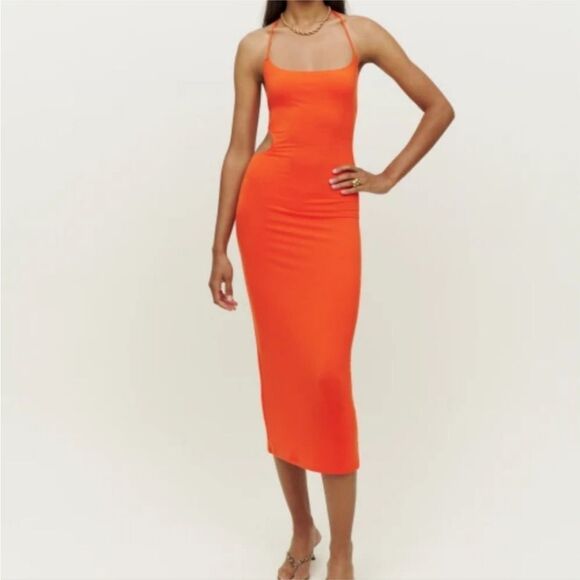 Reformation Tati Knit Dress Size Large NWT $178 - Picture 5 of 5